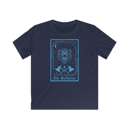 The Barbarian Tarot Card Kids T-Shirt