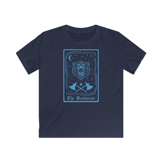 The Barbarian Tarot Card Kids T-Shirt