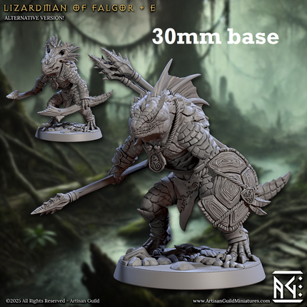 Lizardman of Falgor: Sculpt E (Male Lizardfolk Warrior)