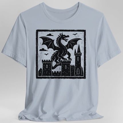 Medieval Woodcut Dragon Shirt