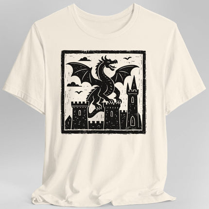 Medieval Woodcut Dragon Shirt
