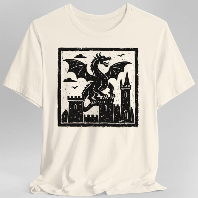 Medieval Woodcut Dragon Shirt