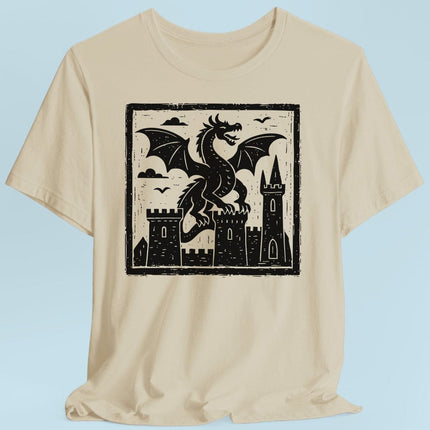 Medieval Woodcut Dragon Shirt