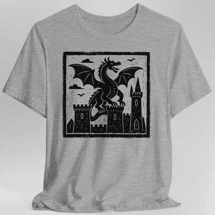 Medieval Woodcut Dragon Shirt