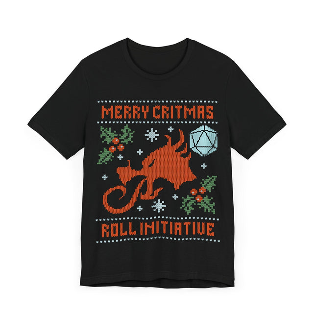 Merry Critmas Initiative Ugly Sweater T-shirt