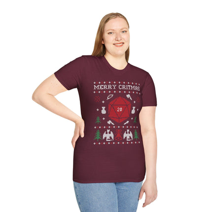 Merry Critmas Ugly Sweater T-shirt