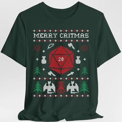 Merry Critmas Ugly Sweater T-shirt