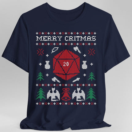 Merry Critmas Ugly Sweater T-shirt