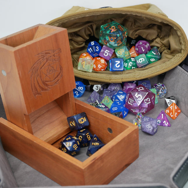 Mystery Hoard - 10 Dice Set Bundle + 1 RPG Accessory