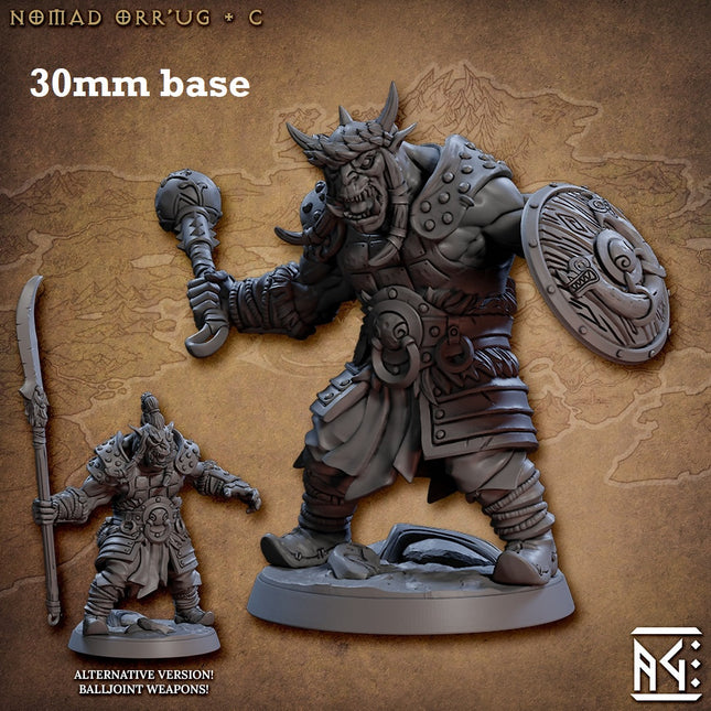 Nomad Orr'ug: Sculpt C (Male Orc Barbarian)