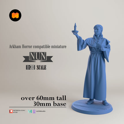 Arkham Compatible Investigator: The Nun (Sister Mary)