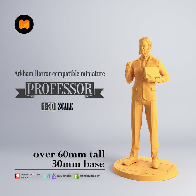 Arkham Compatible Investigator: The Professor (Harvey Walters)