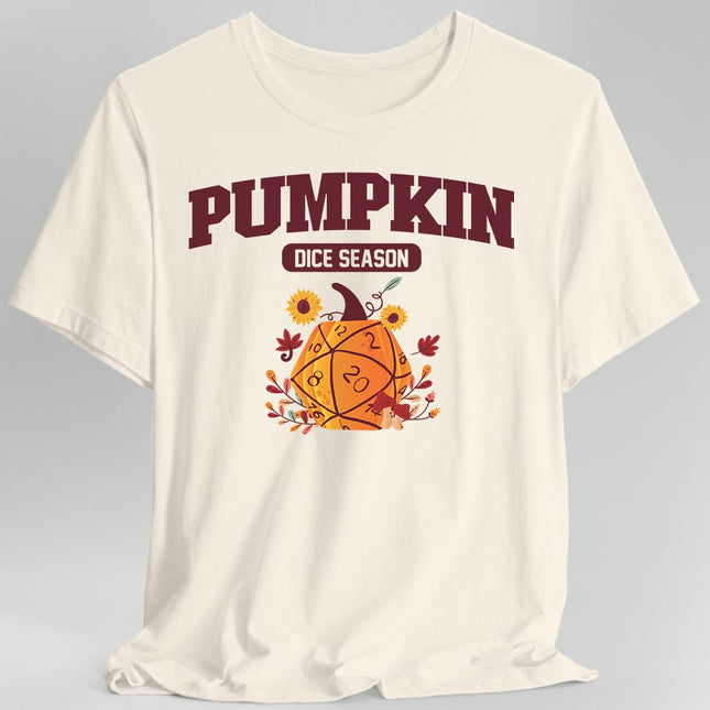 Pumpkin Dice Season – Fall D&D T-Shirt