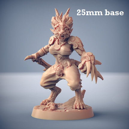 Rakshakin Headhunter: Sculpt E (Female Tabaxi Fighter)