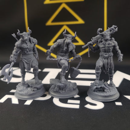 Minotaurs of the Labyrinth's Depths