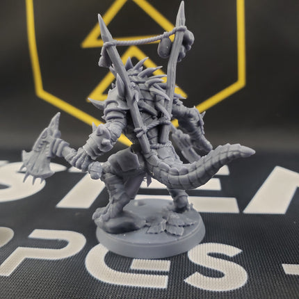 Zarrkan Bloodjaw (Male Lizardfolk Warlord)