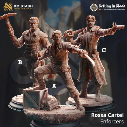 Rossa Cartel Enforcers (Male Human Fighters)