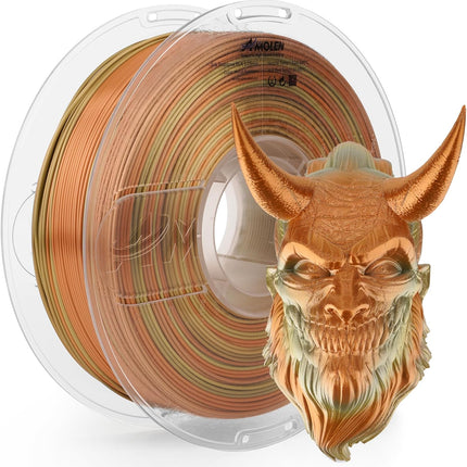 PLA Silk Rainbow 1.75mm, 1KG/2.2LB