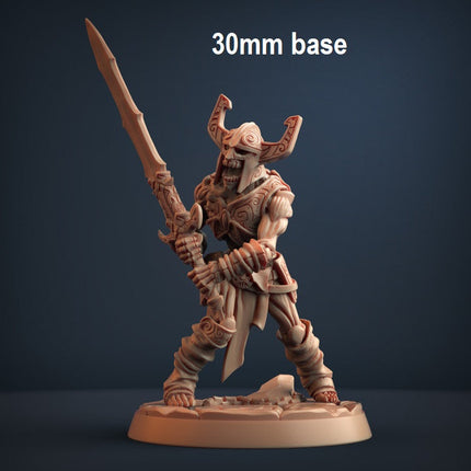 Skutagaard Draugr Skeleton Warrior: Base Sculpt D