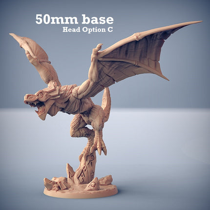 Xol'toa on Sky-Terror (Lizardfolk Warlord on Winged Dinosaur Cavalry Unit)