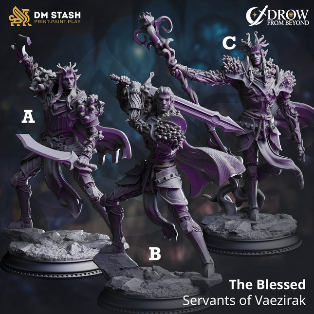 The Blessed, Servants of Vaezirak (Fungus-Infested Drow)