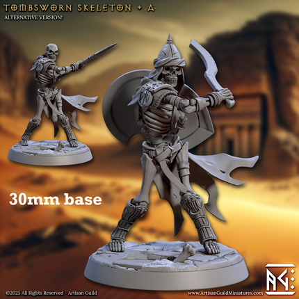 Tombsworn Skeleton: Sculpt A