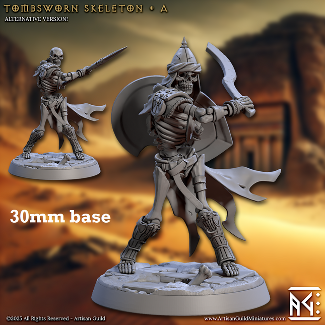 Tombsworn Skeleton: Sculpt A