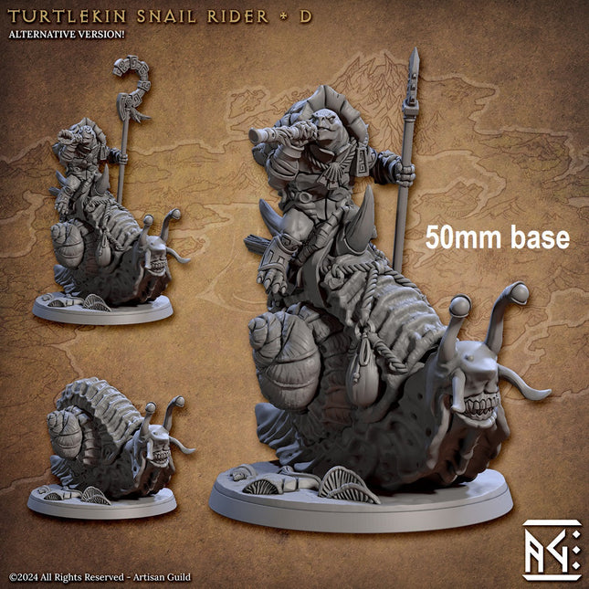 Turtlekin Snail Rider (Base Sculpt D)