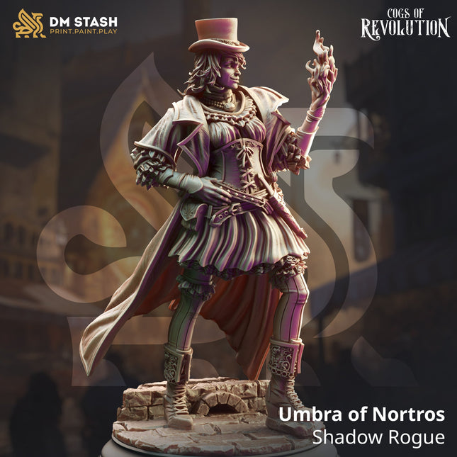 Umbra of Nortros, Shadow Rogue (Female Human Rogue)
