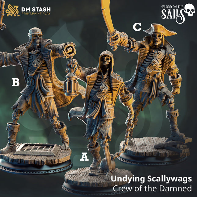 Undying Scallywags, Crew of the Damned Galleon (Skeleton Pirates)