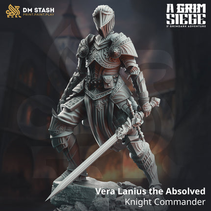 Vera Lanius the Absolved, Knight Commander (Female Human Paladin)