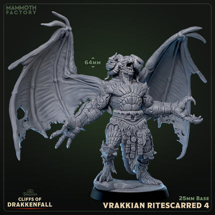 Vrakkian Ritescarred: Sculpt 4 (Male Winged Dragonborn Barbarian)
