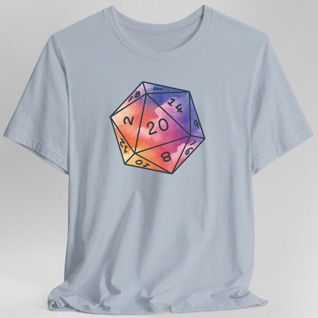 Watercolor Clouds D20 Dice Shirt