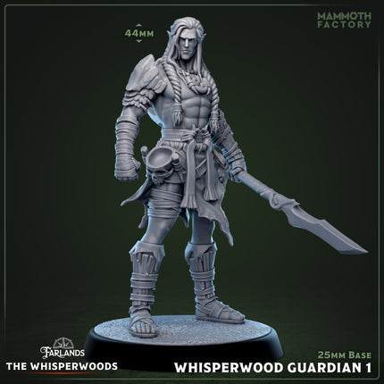 Whisperwood Guardian: Sculpt 1 (Male Wood Elf Fighter)