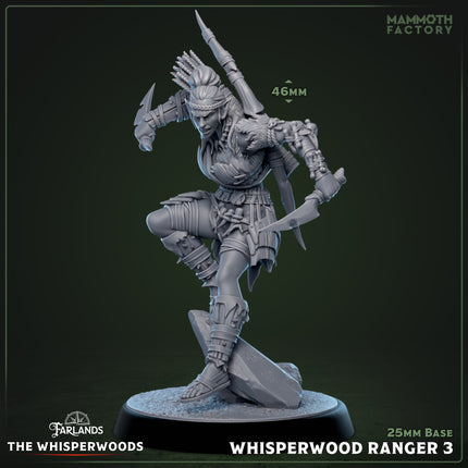 Whisperwood Ranger: Sculpt 3 (Female Wood Elf Archer)
