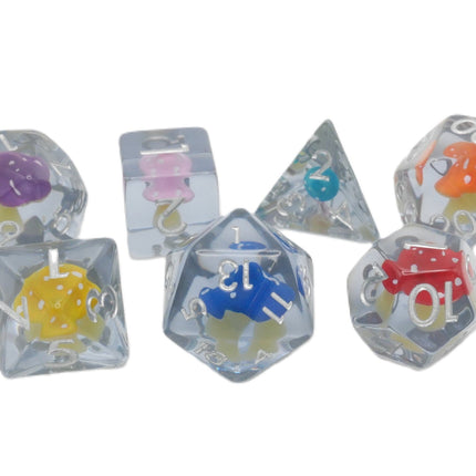 Woodland Trip - 7 Piece DnD Dice Set | Acrylic RPG Gaming Dice